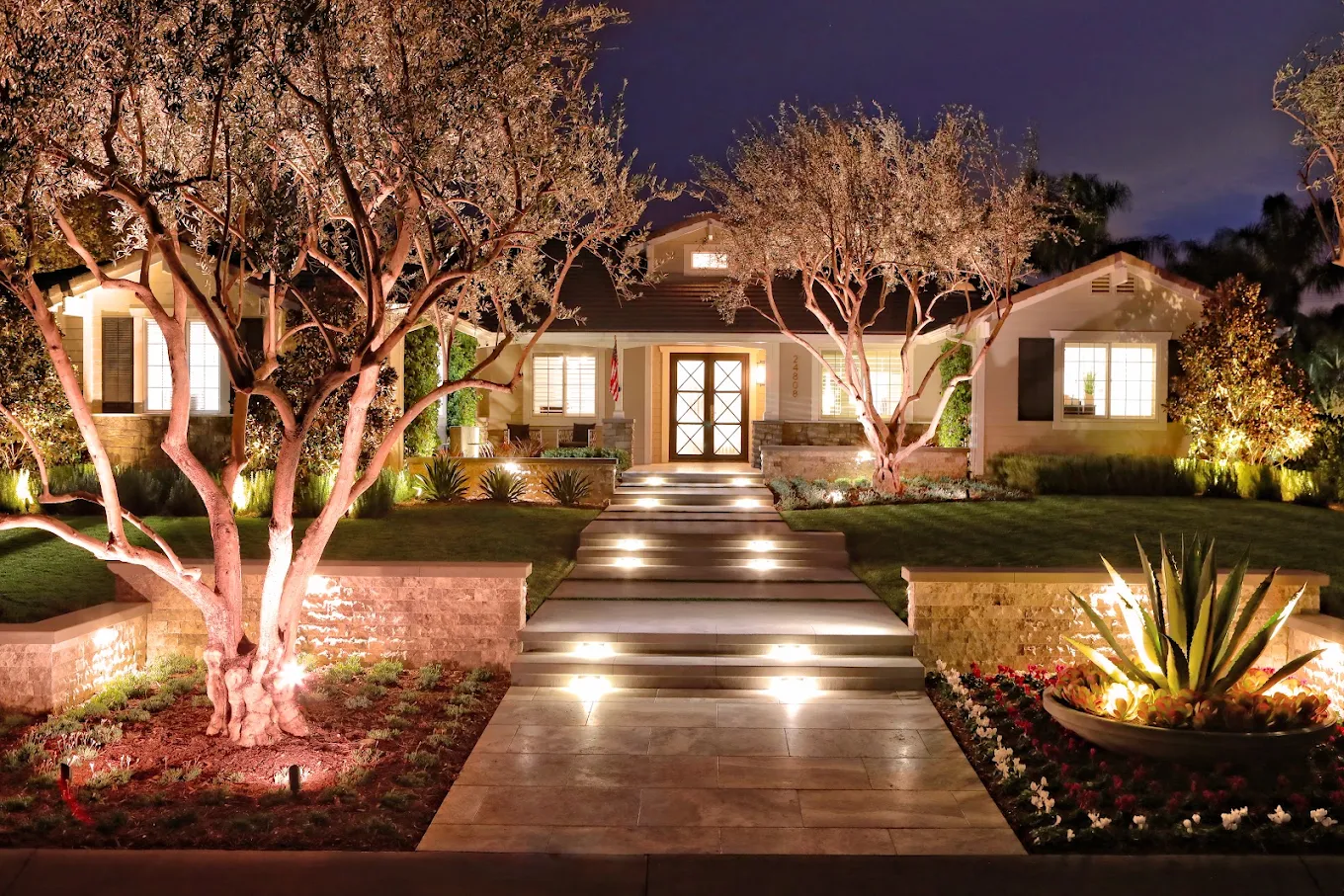 Landscape Lighting in San Diego — Staples Landscaping project photo