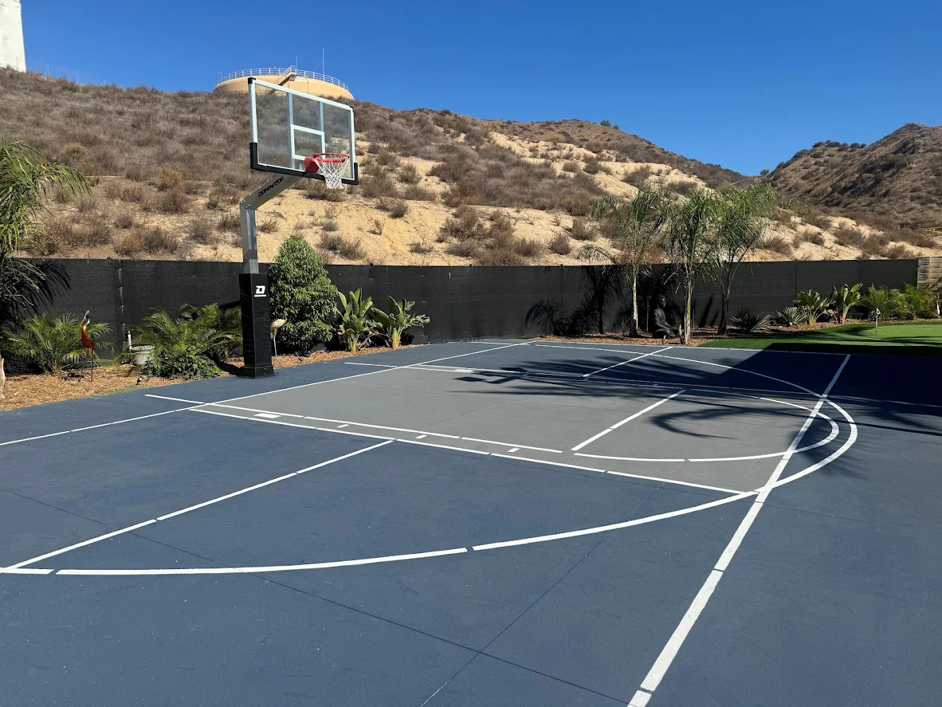 Basketball Court & Perimeter Planting in Lemon Grove, San Diego