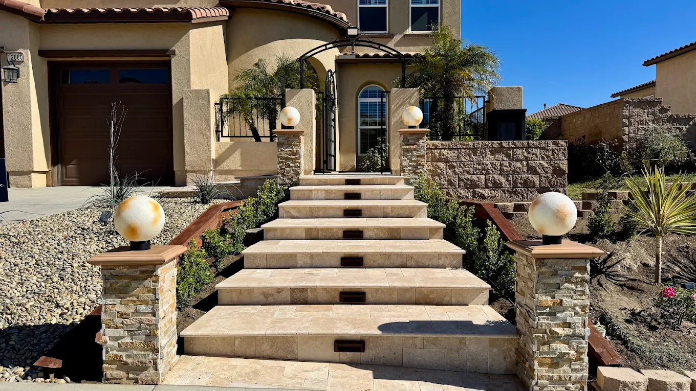 Details that make narrow feel wider — San Diego landscaping by Staples Landscaping