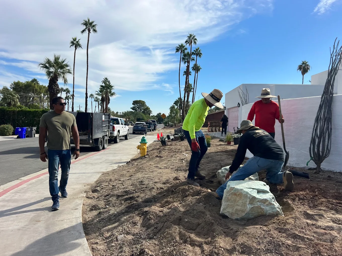 The percolation test — San Diego landscaping by Staples Landscaping